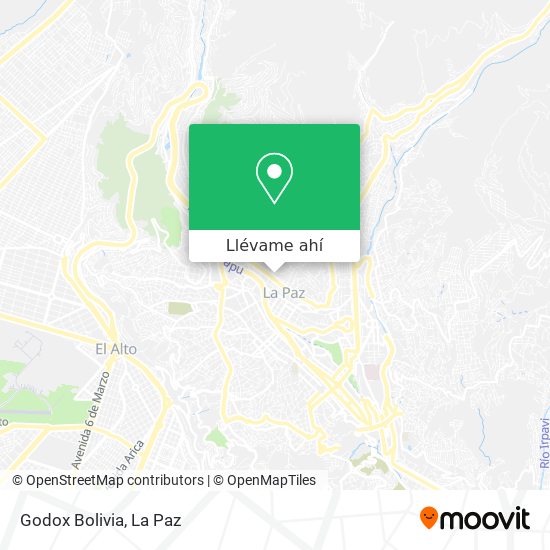 Mapa de Godox Bolivia