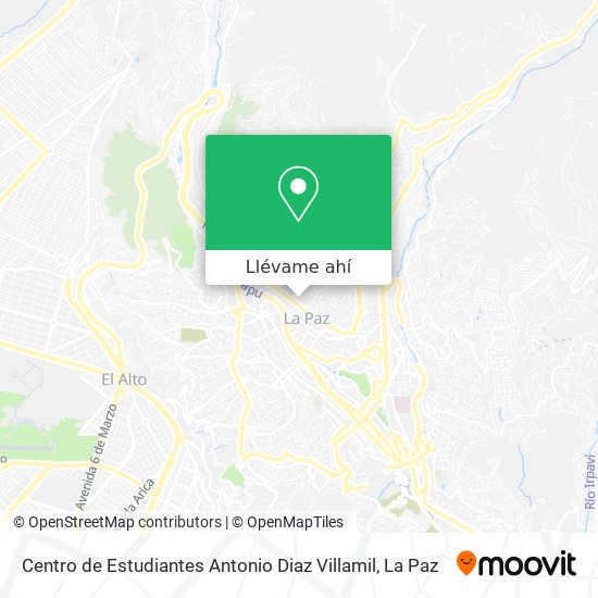 Mapa de Centro de Estudiantes Antonio Diaz Villamil