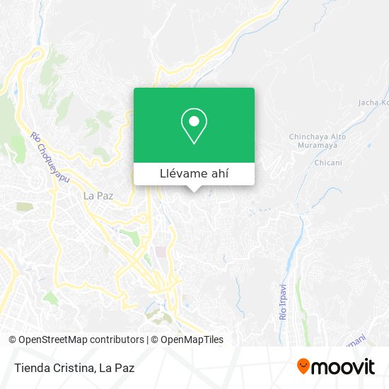 Mapa de Tienda Cristina