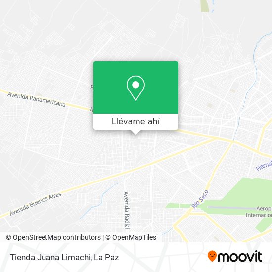 Mapa de Tienda Juana Limachi