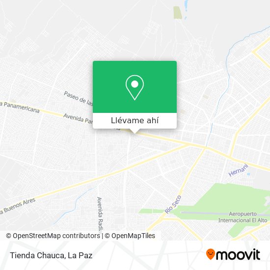Mapa de Tienda Chauca
