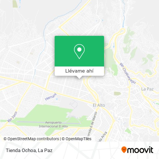 Mapa de Tienda Ochoa