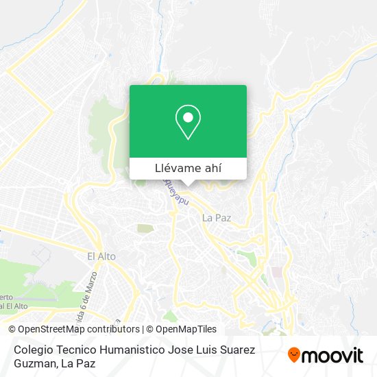 Mapa de Colegio Tecnico Humanistico Jose Luis Suarez Guzman