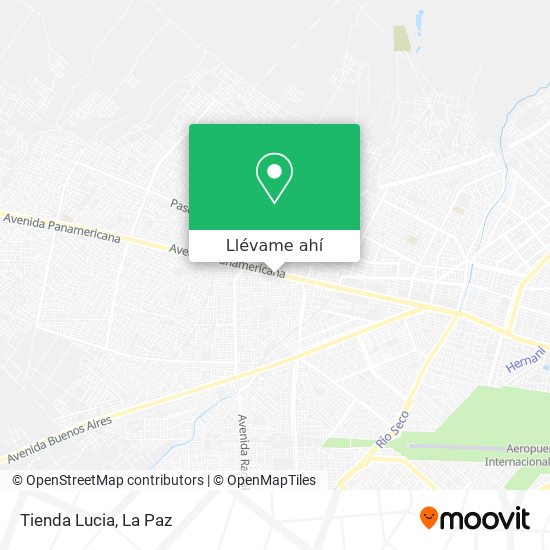 Mapa de Tienda Lucia