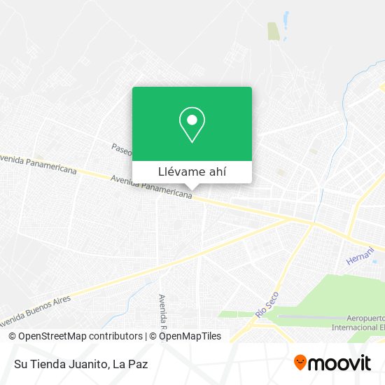 Mapa de Su Tienda Juanito