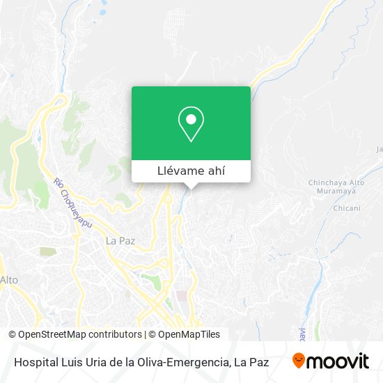 Mapa de Hospital Luis Uria de la Oliva-Emergencia