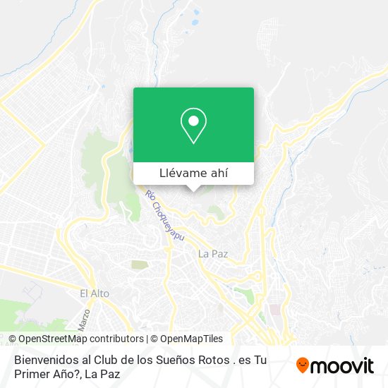 Mapa de Bienvenidos al Club de los Sueños Rotos . es Tu Primer Año?