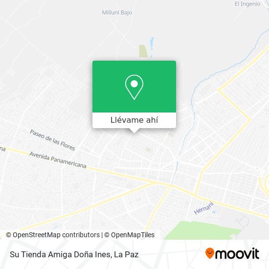 Mapa de Su Tienda Amiga Doña Ines