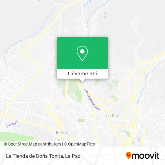 Mapa de La Tienda de Doña Tonita