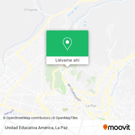 Mapa de Unidad Educativa América