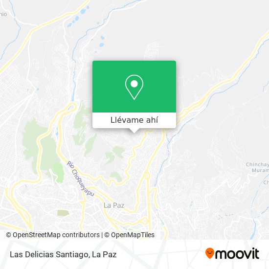 Mapa de Las Delicias Santiago