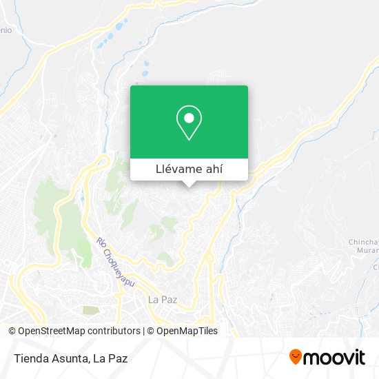 Mapa de Tienda Asunta