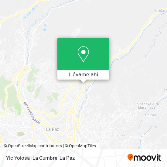 Mapa de Ylc Yolosa -La Cumbre