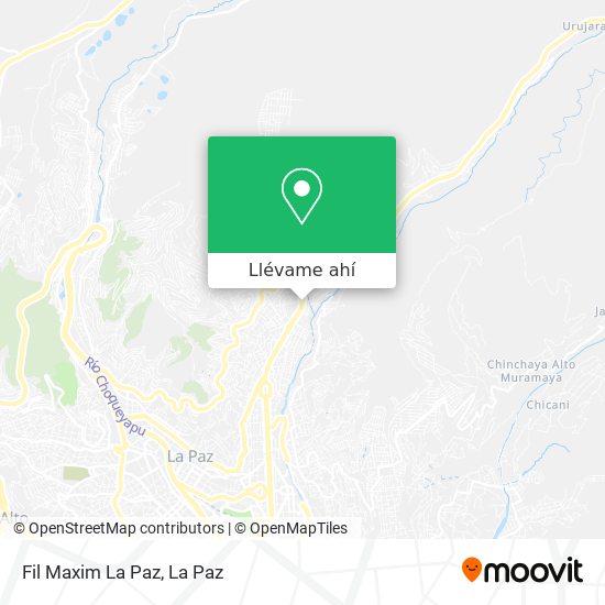 Mapa de Fil Maxim La Paz