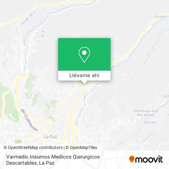 Mapa de Varmedic Insumos Medicos Quirurgicos Descartables