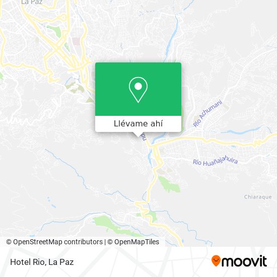 Mapa de Hotel Rio