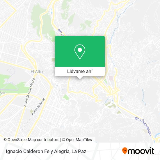 Mapa de Ignacio Calderon Fe y Alegria