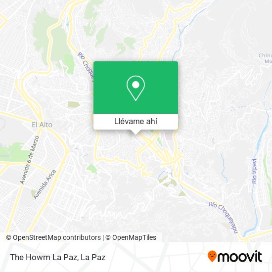 Mapa de The Howm La Paz