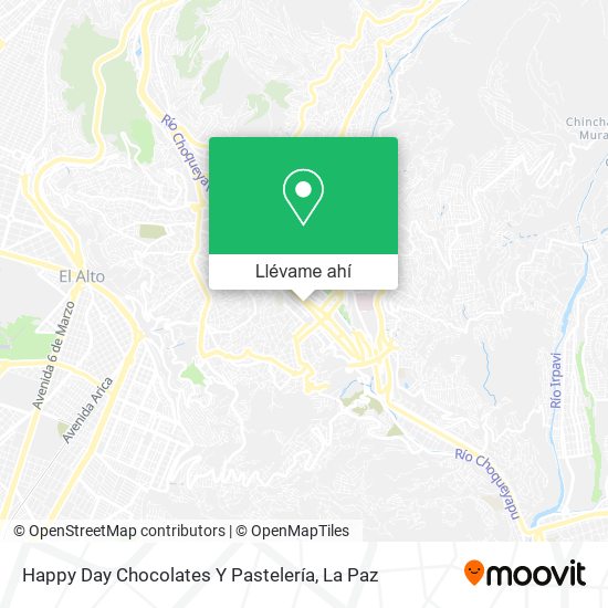 Mapa de Happy Day Chocolates Y Pastelería