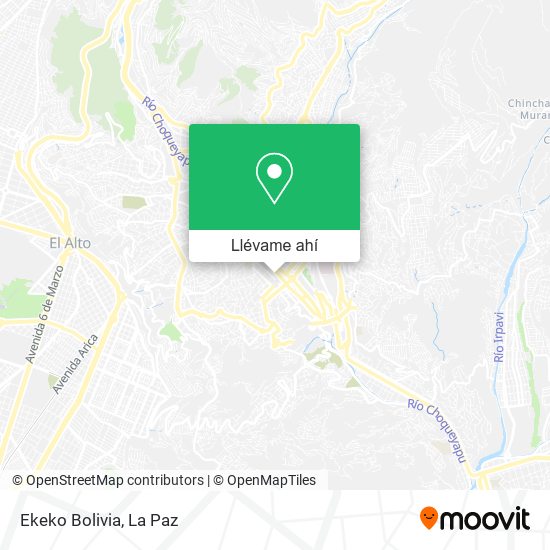 Mapa de Ekeko Bolivia