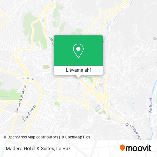 Mapa de Madero Hotel & Suites