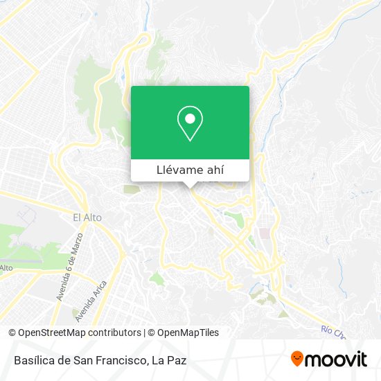 Mapa de Basílica de San Francisco