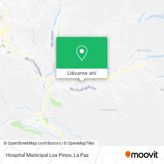 Mapa de Hospital Municipal Los Pinos