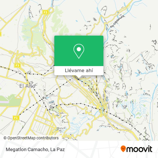 Mapa de Megatlon Camacho