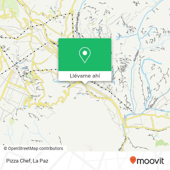 Mapa de Pizza Chef
