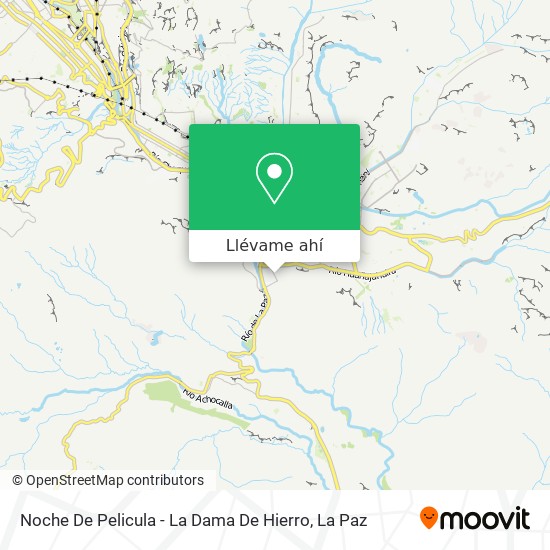 Mapa de Noche De  Pelicula - La Dama De Hierro