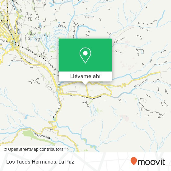 Mapa de Los Tacos Hermanos