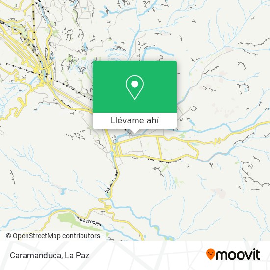 Mapa de Caramanduca