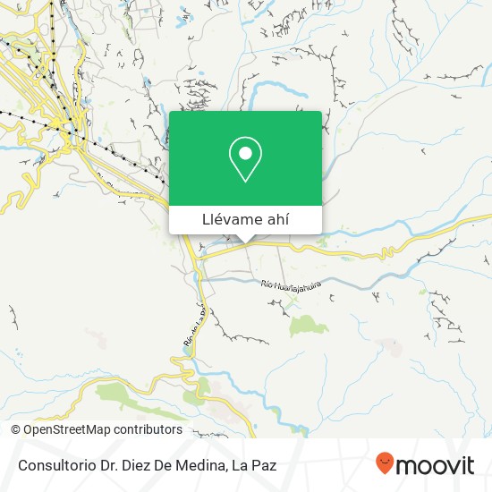 Mapa de Consultorio Dr. Diez De Medina