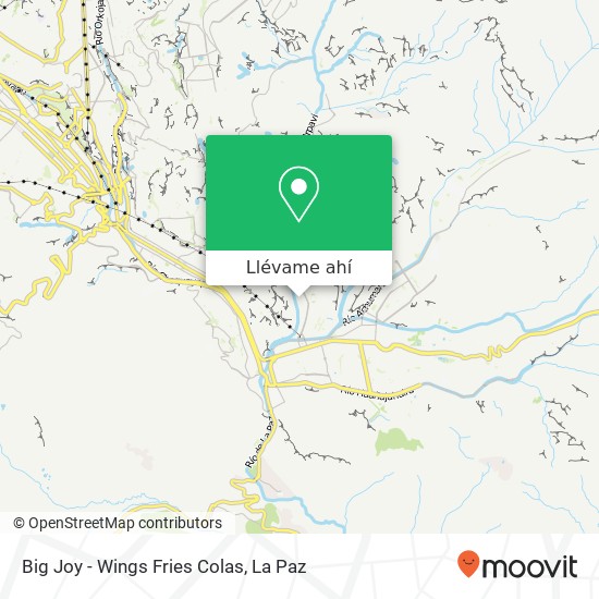 Mapa de Big Joy - Wings Fries Colas