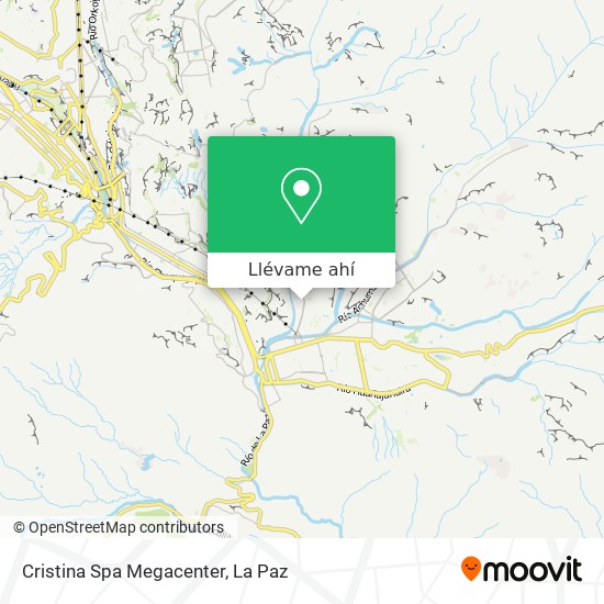 Mapa de Cristina Spa Megacenter