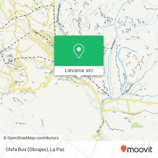 Mapa de Chifa Box (Obrajes)