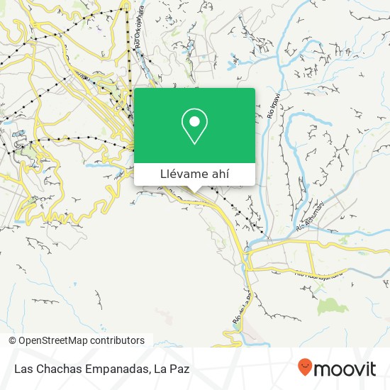 Mapa de Las Chachas Empanadas