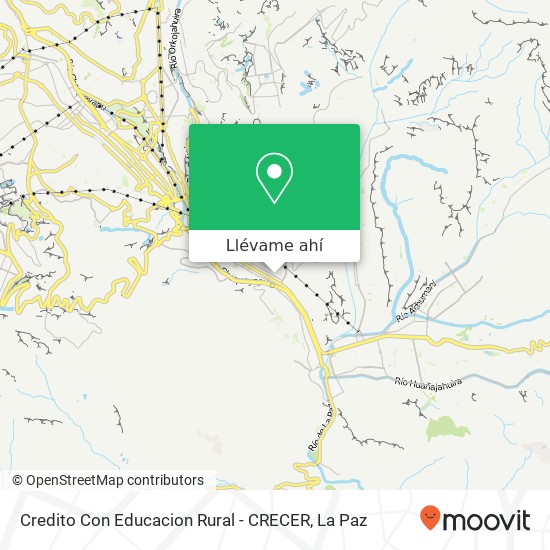 Mapa de Credito Con Educacion Rural - CRECER