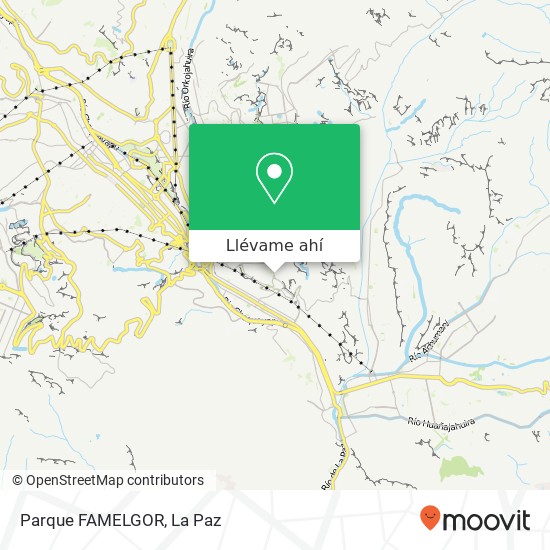 Mapa de Parque FAMELGOR