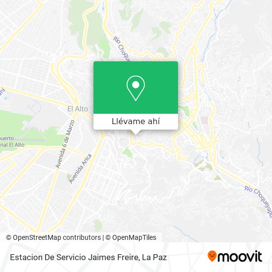Mapa de Estacion De Servicio Jaimes Freire