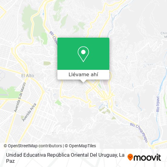 Mapa de Unidad Educativa República Oriental Del Uruguay