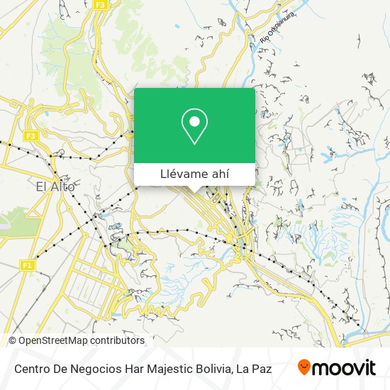Mapa de Centro De Negocios Har Majestic Bolivia