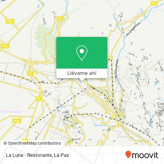 Mapa de La Luna - Restorante