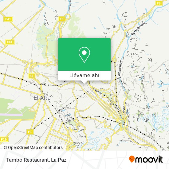 Mapa de Tambo Restaurant