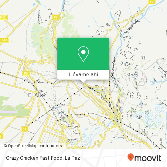 Mapa de Crazy Chicken Fast Food