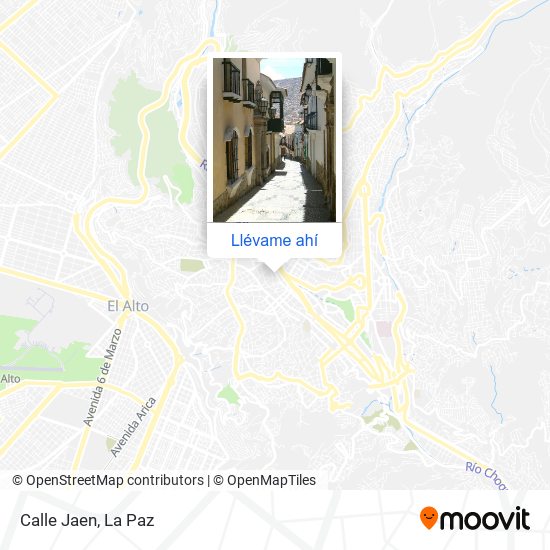 Mapa de Calle Jaen