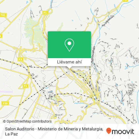 Mapa de Salon Auditorio - Ministerio de Mineria y Metalurgia