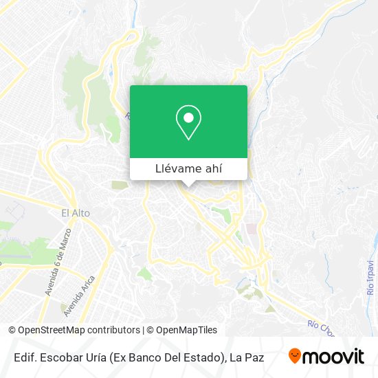 Mapa de Edif. Escobar Uría (Ex Banco Del Estado)