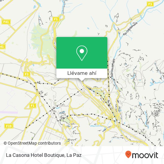 Mapa de La Casona Hotel Boutique
