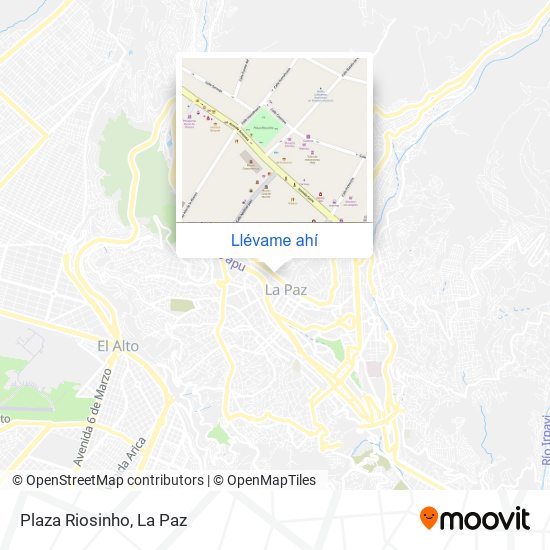 Mapa de Plaza Riosinho